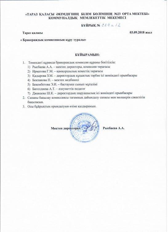 Бракеражды комиссия