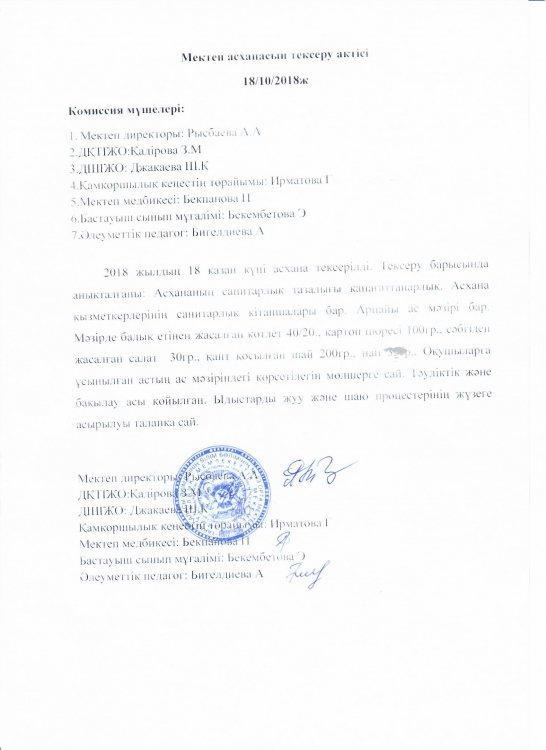бракеаржды комиссия жұмысы