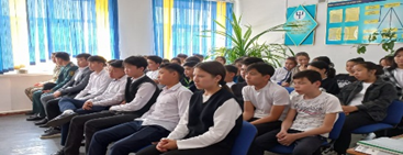 «Мектеп парламентінің» отырысы