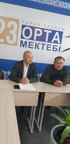 "Жомарт түлек" жобасы аясында мектебіміздің түлегі, жеке кәсіпкер   Сабденалиев Берік Ұзматұлымен кездесу